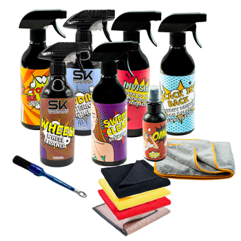 Kompletny Zestaw do pielęgnacji Samochodu - 13 produktów